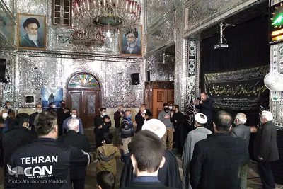 عزاداری شهادت حضرت زهرا(س) در آستان مقدس سیدعلاءالدین حسین(ع) شیراز‎‎
