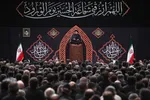عزاداری شب تاسوعا در حسینیه امام خمینی(ره) برگزار شد