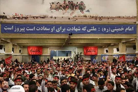 دیدار نوجوانان و جوانان عازم راهیان نور با مقام معظم رهبری