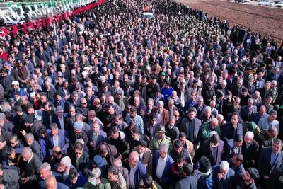 تشییع پیکر شهید مهدی حیدری