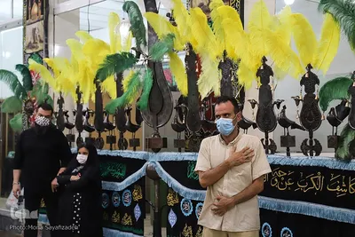 مراسم عزاداری شب سوم ماه محرم در عباسیه اهواز