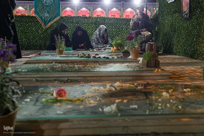 اولین شب قدر در حرم مطهر حضرت شاهچراغ(ع)