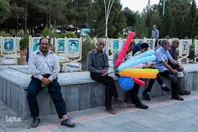 مراسم دعای عرفه در گلستان شهدای اصفهان