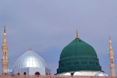 حرم مطهر و نورانی اشرف الانبیاء، حضرت محمد مصطفی(ص) در مدینه منوره