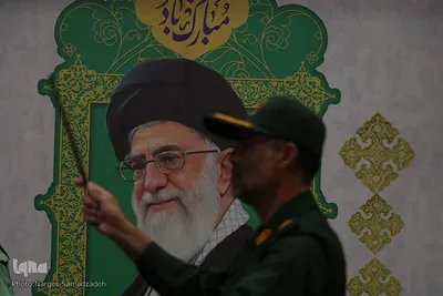 جشن مبعث و گلباران مزار شهدای انقلاب در گلستان شهدای اصفهان