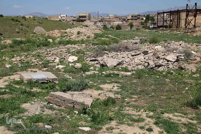 وضعیت نامطلوب قبرستان متروکه منطقه بهار اهر