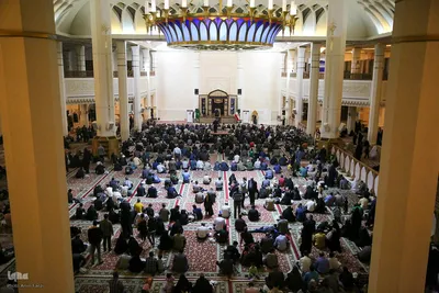 مراسم عزداری شب شهادت امام جعفر صادق علیه السلام در سوّمین حرم اهل‌بیت علیهم السلام‎