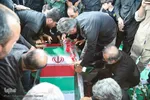 تشییع شهید گمنام در همدان‎