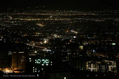 اسراف روشن در شب‌های‌ تهران