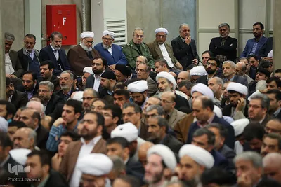 دیدار مسئولان نظام و میهمانان کنفرانس وحدت اسلامى‌ با رهبر انقلاب