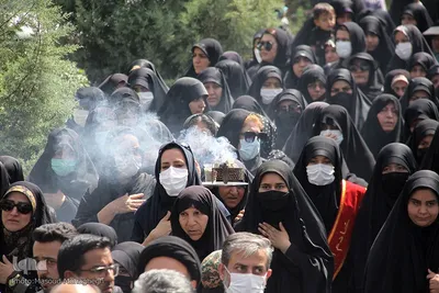 مراسم تشییع پیکر مطهر شهید محمد عبدوس از شهدای اقتدار دفاعی