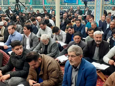 مراسم استقبال از ماه مبارک رمضان در شهرستان اهر