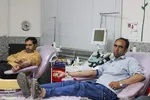 اهدای خون در شب دوم قدر بیرجند ‎‎