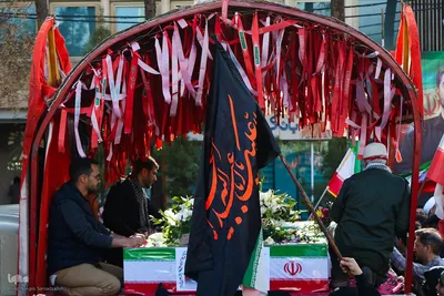 هفتمین مراسم تشییع پیکر شهدای جنگ رمضان در اصفهان