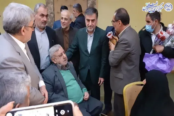 دیدار استاندار مازندران با جمعی از جانبازان ۵۰ تا ۷۰ درصد هشت سال دفاع مقدس مازندران در بابلسر