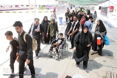 بازگشت زائران از مرز چذابه
