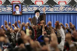 دیدار نوجوانان و جوانان عازم راهیان نور با مقام معظم رهبری