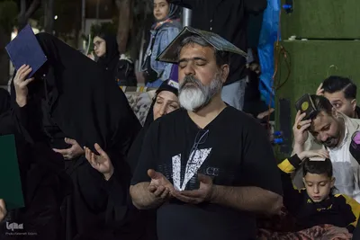 شب نوزدهم ماه مبارک رمضان در امامزاده محمد(ع) کرج‎