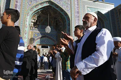 نماز عید سعید قربان در حرم مطهر رضوی