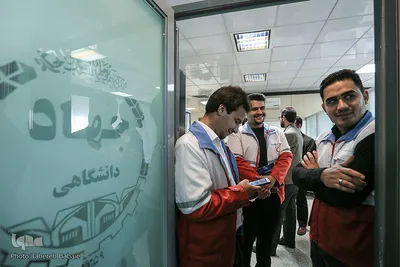 بازدید جوانان هلال احمر از ایکنا
