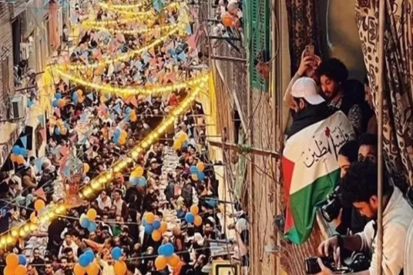 تبدیل مراسم افطار گروهی در قاهره به تظاهرات ضد صهیونیستی