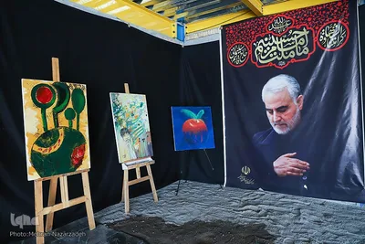 عرض ارادت اهالی فرهنگ و هنر آذربایجان شرقی به اباعبدالله الحسین(ع)‎