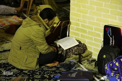 مراسم معنوی «اعتکاف» در قزوین