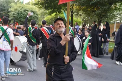 مراسم جاماندگان اربعین حسینی در ملایر