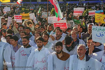 اجتماع ضدصهیونیستی مردم اصفهان در میدان امام حسین(ع)