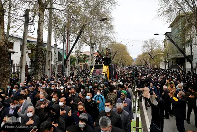 تشییع پیکر آیت‌الله علوی گرگانی - گرگان