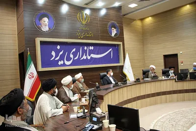 دیدارفاطمی استاندار با جمعی از روحانیون استان یزد‎‎