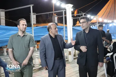 خادمی افتخاری اعضای خانه مطبوعات ملایر در موکب عقیله بنی هاشم