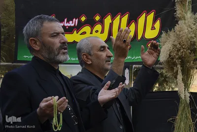 همایش «لبیک یا حسین» در گلزار شهدای روستای هیو