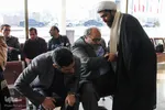  استقبال از «حسین پورکویر» در مشهد