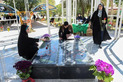 اولین سالگرد تدفین شهدای گمنام در دانشگاه پیام نور اهواز