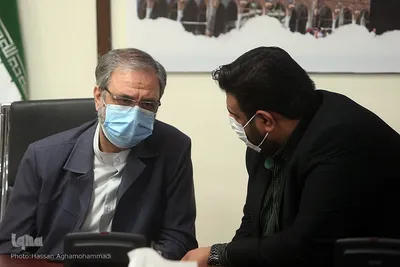 حمید مجیدی‌مهر، رئیس مرکز امور قرآنی سازمان اوقاف و امور خیریه و علی سرابی، قائم مقام شورای عالی قرآن