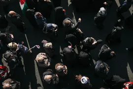 تشییع 280 شهید گمنام همزمان با سالروز شهادت حضرت زهرا در کشور