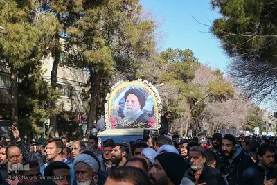 تشییع پیکر آیت‌الله مستجاب‌الدعواتی در اصفهان