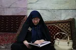 آیین جزءخوانی قرآن کریم در مسجد ملامحسن خمینی‌شهر