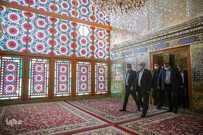 دیدار سعید اوحدی رئیس بنیاد شهید و امور ایثارگران با آیت‌الله لطف‌الله دژکام تولیت آستان مقدس حضرت شاهچراغ (ع)