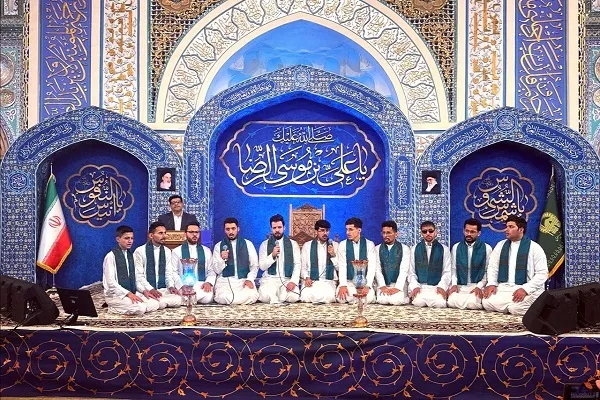 الحرم الرضوي يحتضن المواهب القرآنية للعتبة الحسينية + صور 