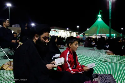احیای شب قدر در مقبره شهدای دانشگاه امام حسین(ع)