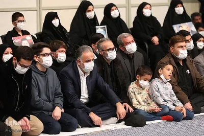 دیدار رهبر معظم انقلاب با خانواده شهدای حادثه‌ تروریستی شاهچراغ(ع) شیراز