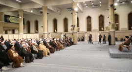 دیدار دست‌اندرکاران کنگره علامه طباطبایی با رهبر معظم انقلاب