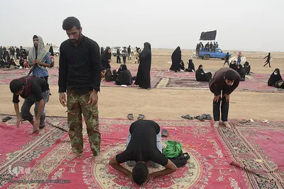 آغاز پیاده‌روی زائران اربعین حسینی از خوزستان
