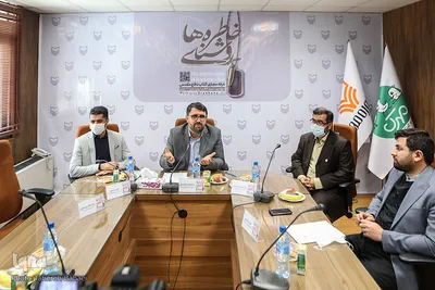 نشست خبری غرفه مجازی کتاب دفاع مقدس