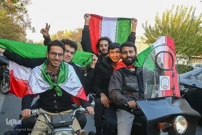 جشن پیروزی تیم ملی ایران
