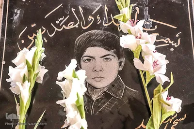 آیین غبارروبی و عطرافشانی مزار شهدای رسانه در آذربایجان شرقی‎