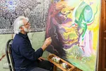 کارگاه نقاشی « قرمز پر رنگ» یادمان شهدای حمله تروریستی حرم شاهچراغ(ع)