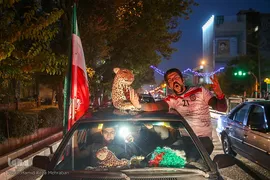 جشن پیروزی تیم ملی در تهران/1